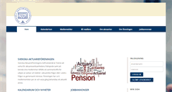 Desktop Screenshot of aktuarieforeningen.se